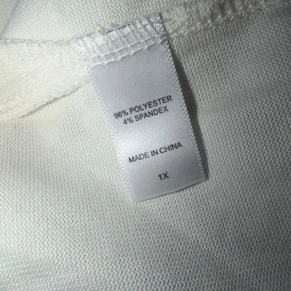 KOOLABURRA BY UGG Egret Cloud Jersey Short Sleeve Cardigan-1X - Picture 9 of 10